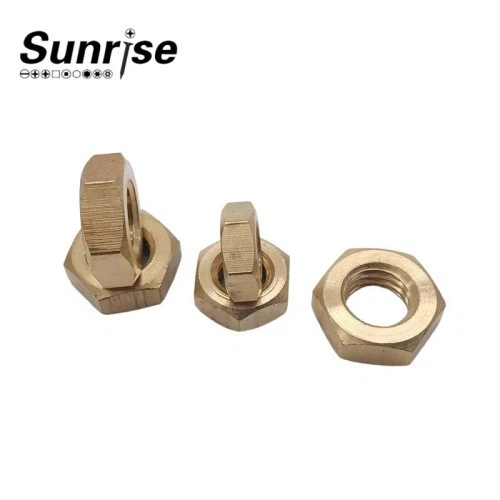 Brass Thin Hex Nut D-12