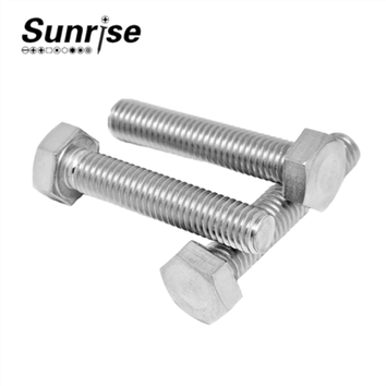 Boulon hexagonal à tête hexagonale en acier inoxydable DIN 933