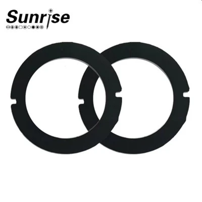 Bague d'étanchéité en caoutchouc noir nitrile de forme spéciale, fixe, résistante à l'usure
