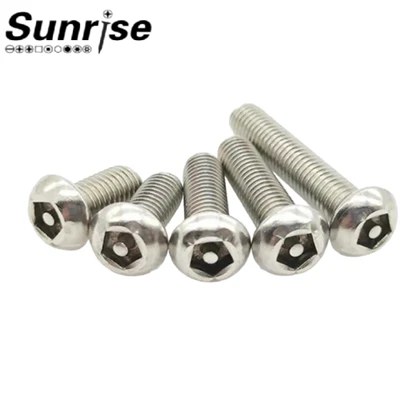 SS304/316 Anti-vol sécurité Pentagone Penta Drive Pan vis à tête bouton